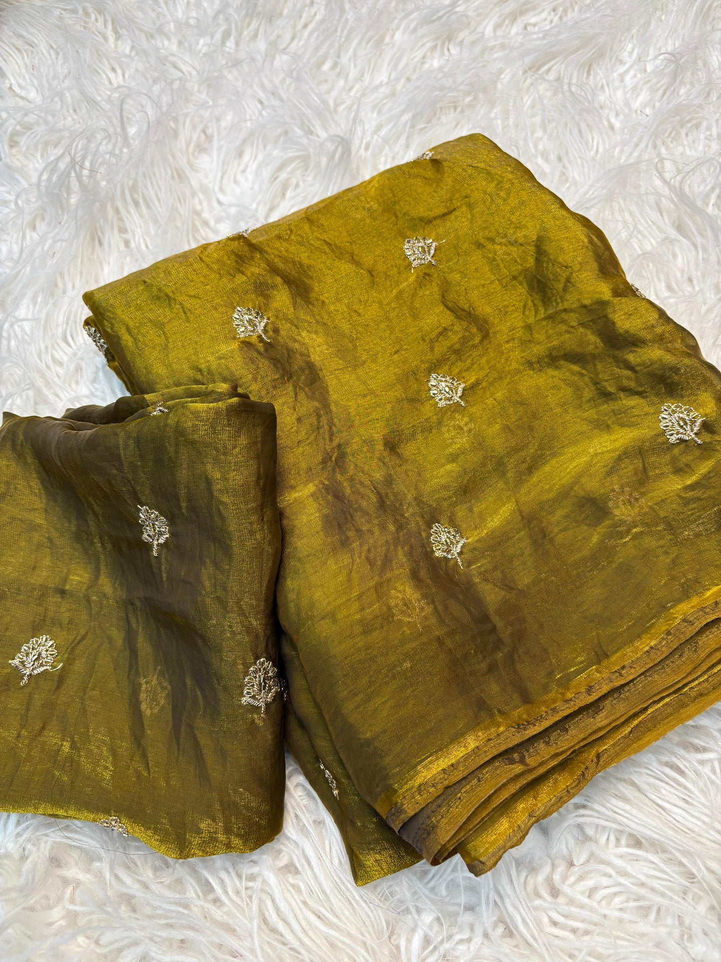 Two tone heavy space silk