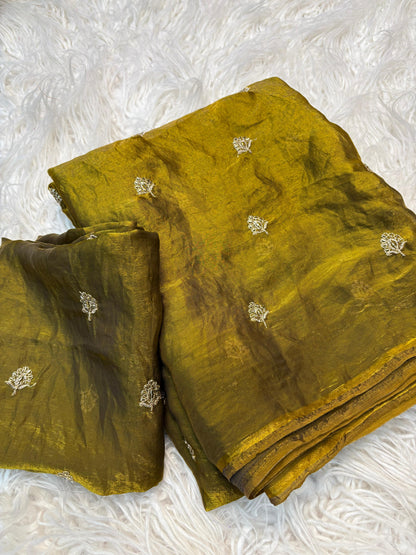 Two tone heavy space silk