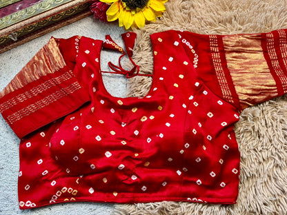 Pure Gaji Silk Blouse Only ( JP11 )