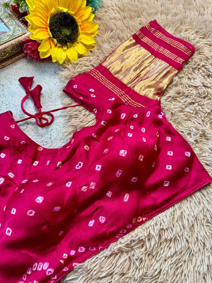 Pure Gaji Silk Blouse Only ( JP11 )
