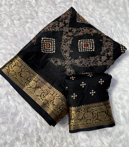 Heavy marshmellow blooming COLOR end foil dijhayne saree* *
*
( JP21 )