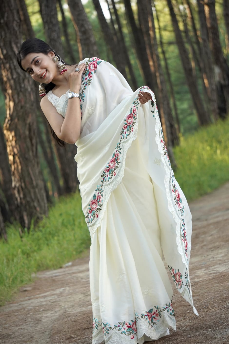 Pure Tussar silk saree