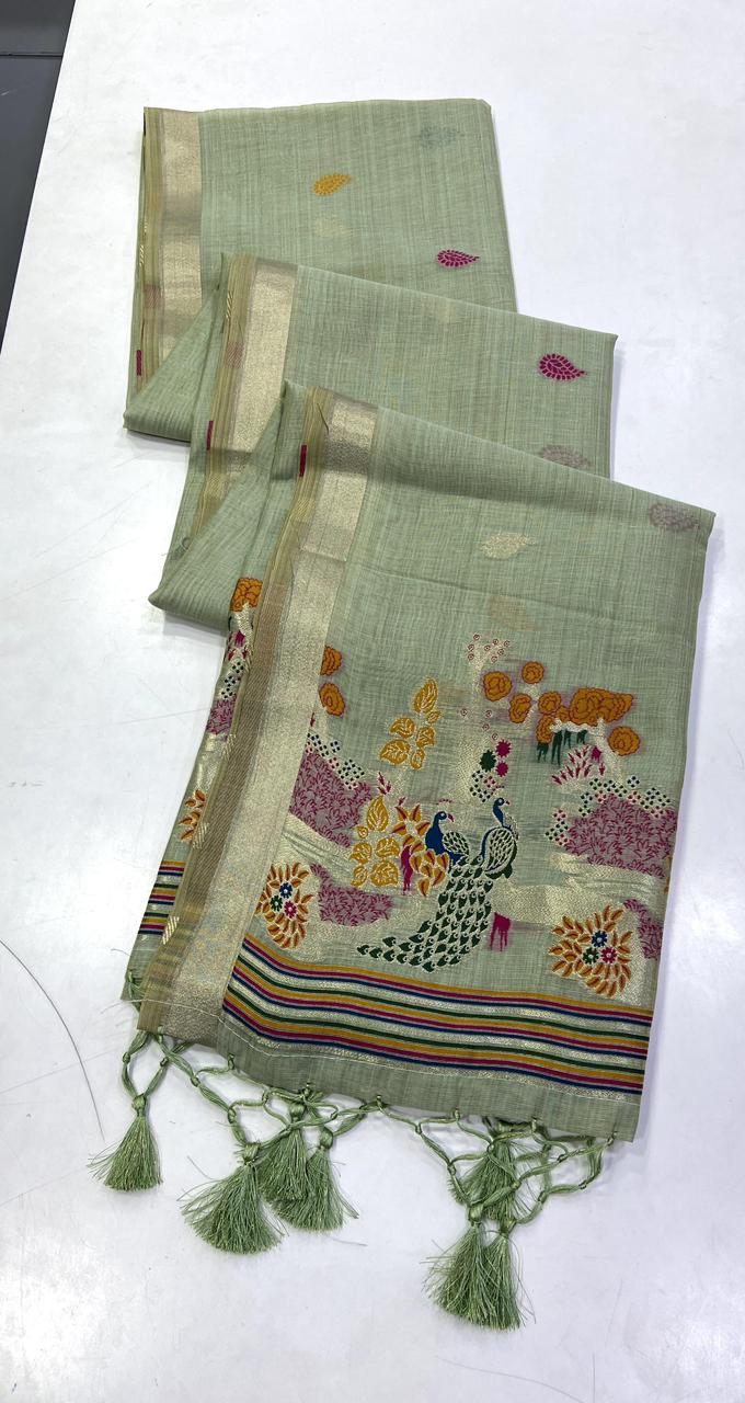 Munga Cotton Saree

( JP52)