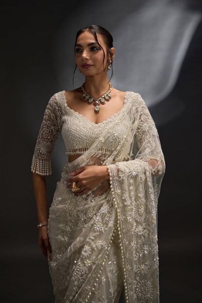 Full lSaree of Heavy Quality Mono Net  ( JP07 )