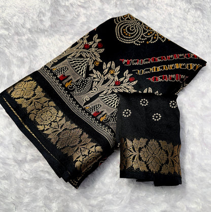 Heavy marshmellow blooming COLOR end foil dijhayne saree* *
*
( JP17 )