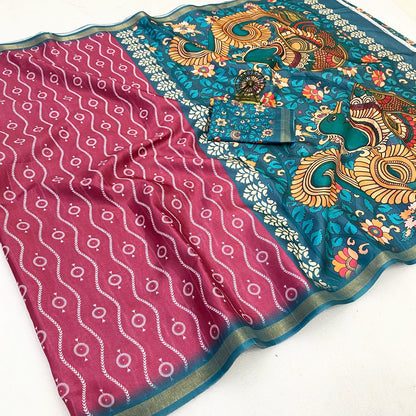 Soft and Pure Tussar Silk Saree
