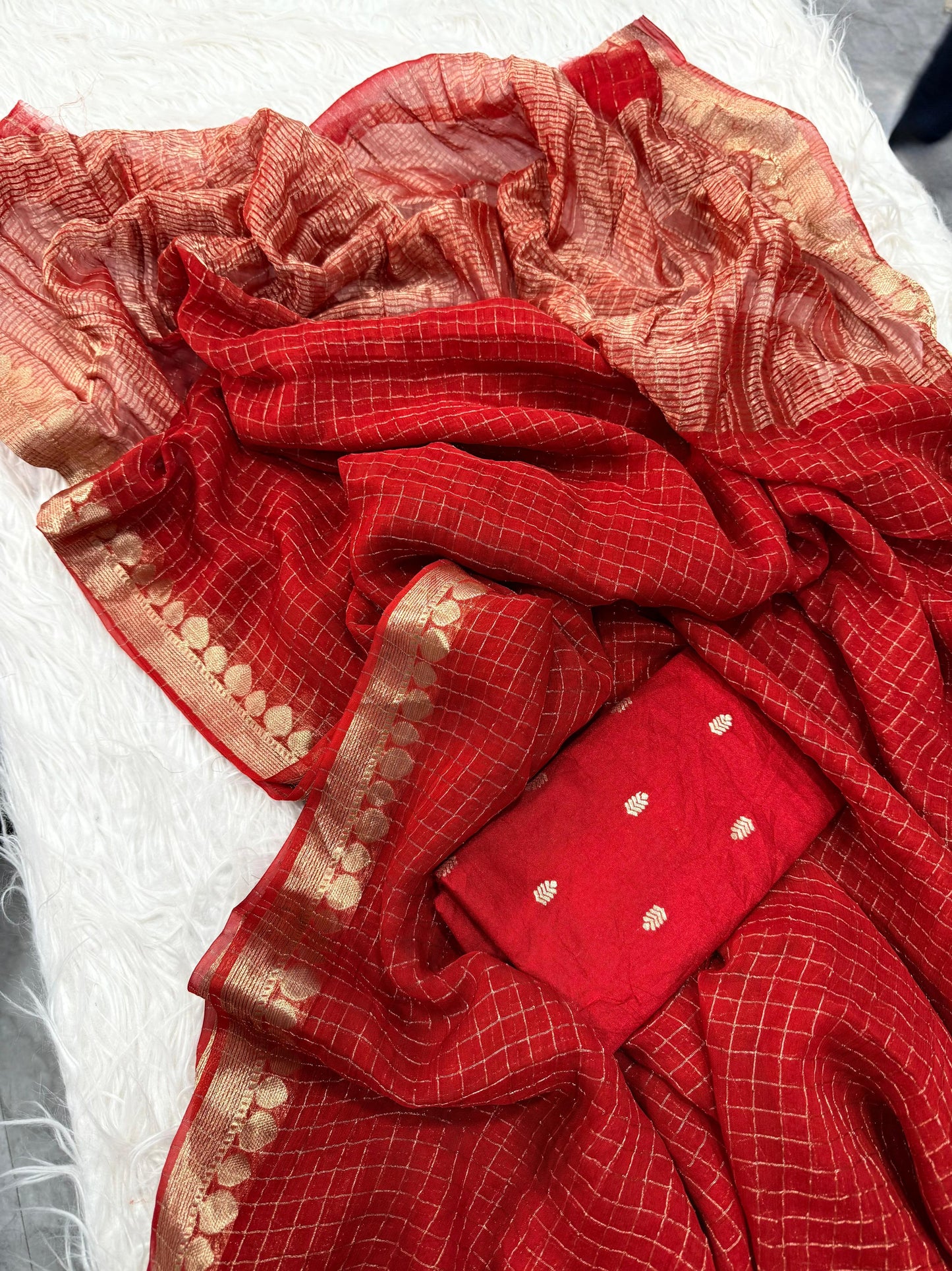 Pure viscose Georgette saree