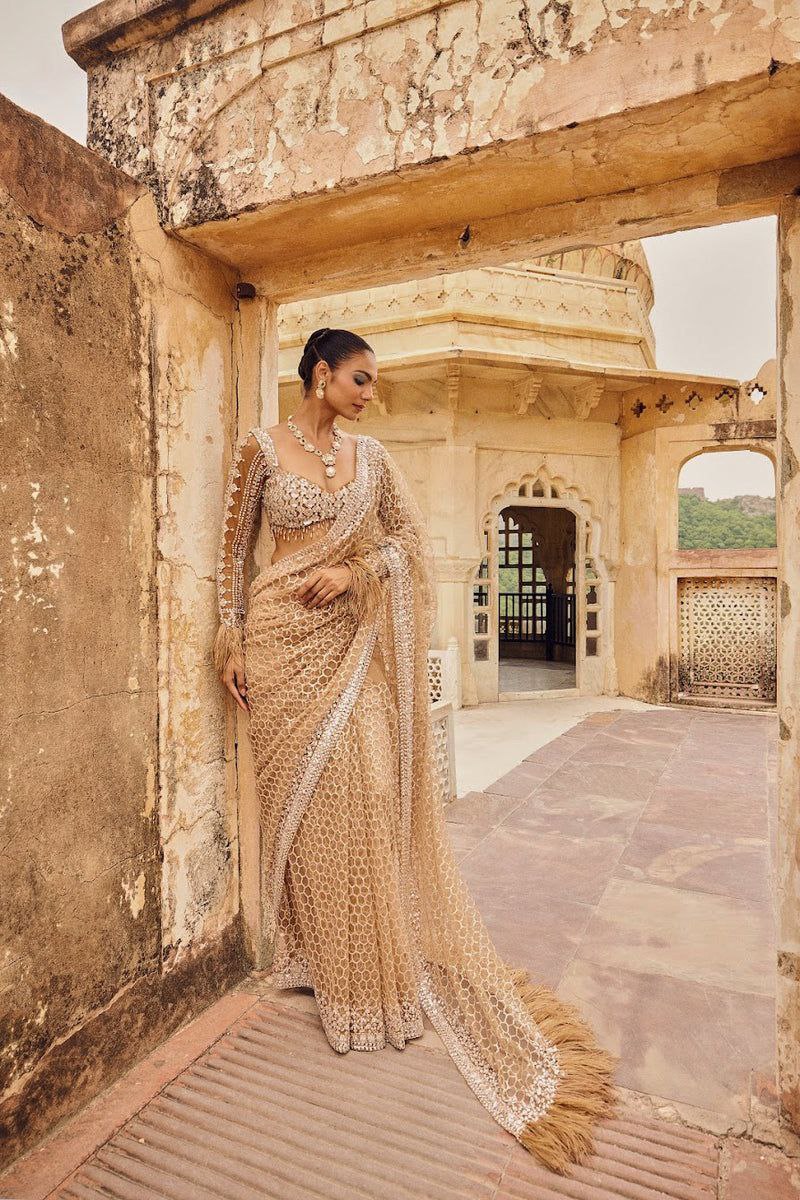 Full Saree of Heavy Quality Butterfly Net

( JP37)