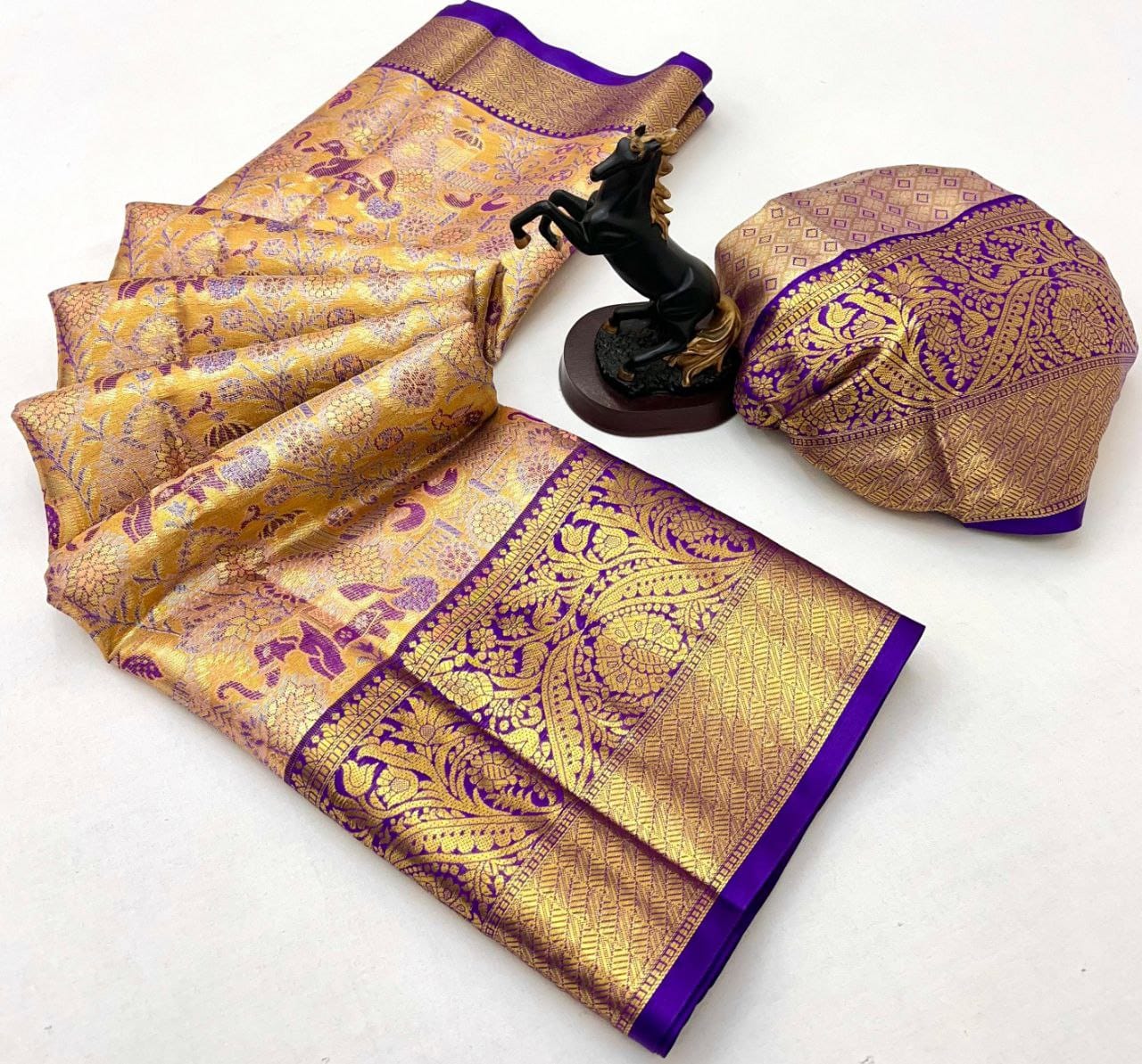 Beautiful kanchipuram inspired silk sarees