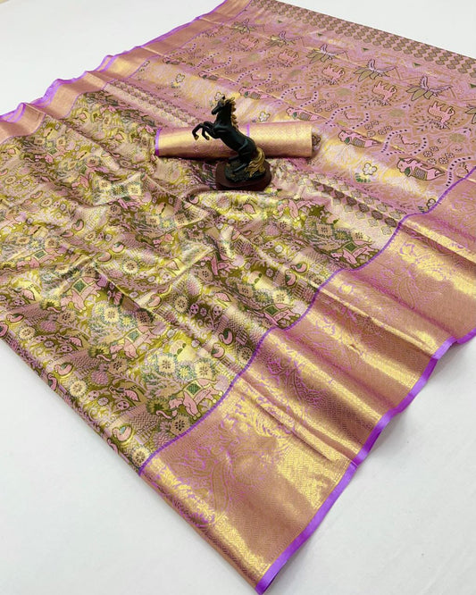 Beautiful kanchipuram inspired silk sarees