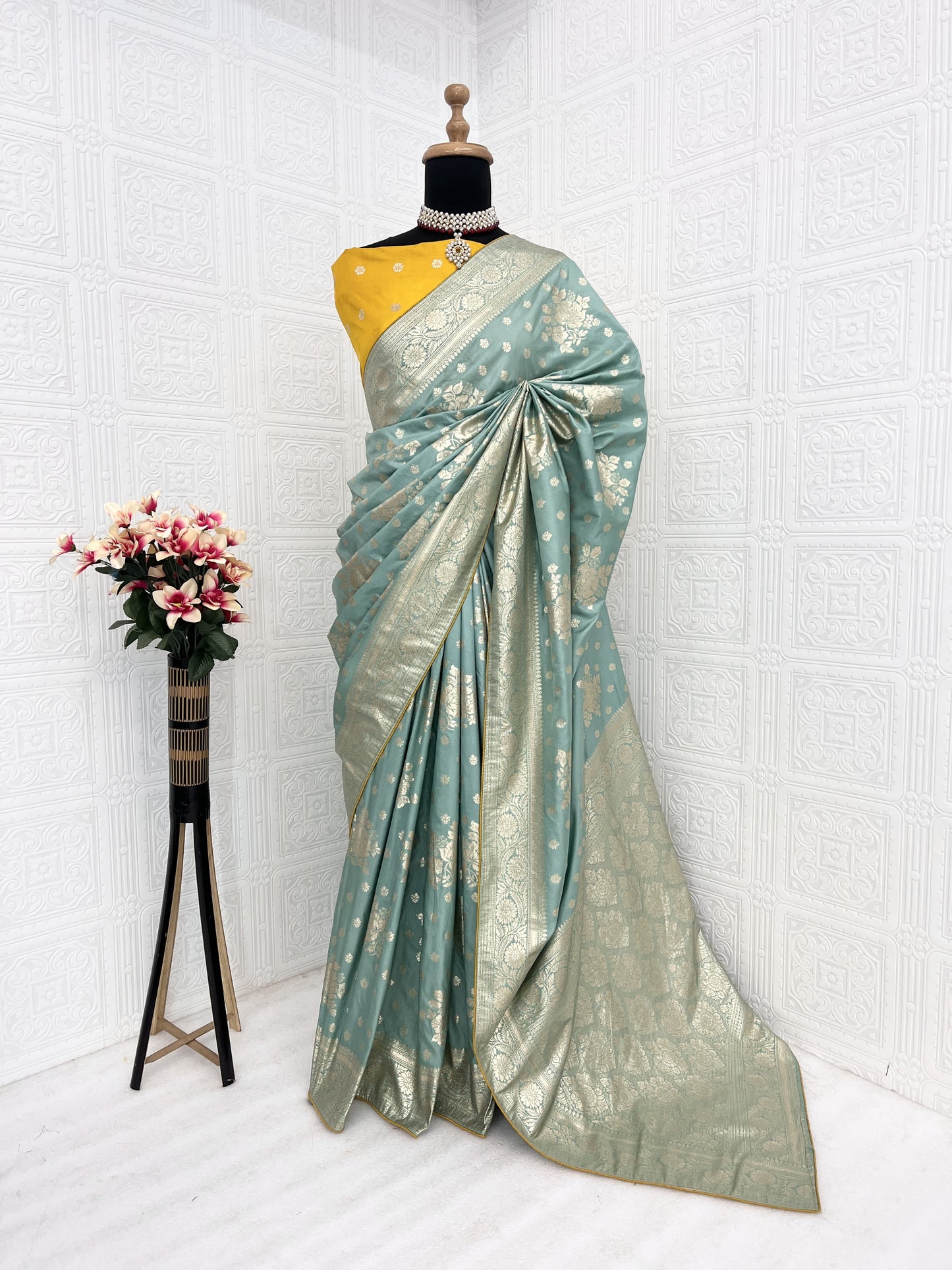 Heavy Dola Silk Saree ( JP73)