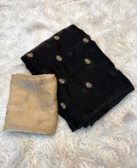 Two tone heavy space silk