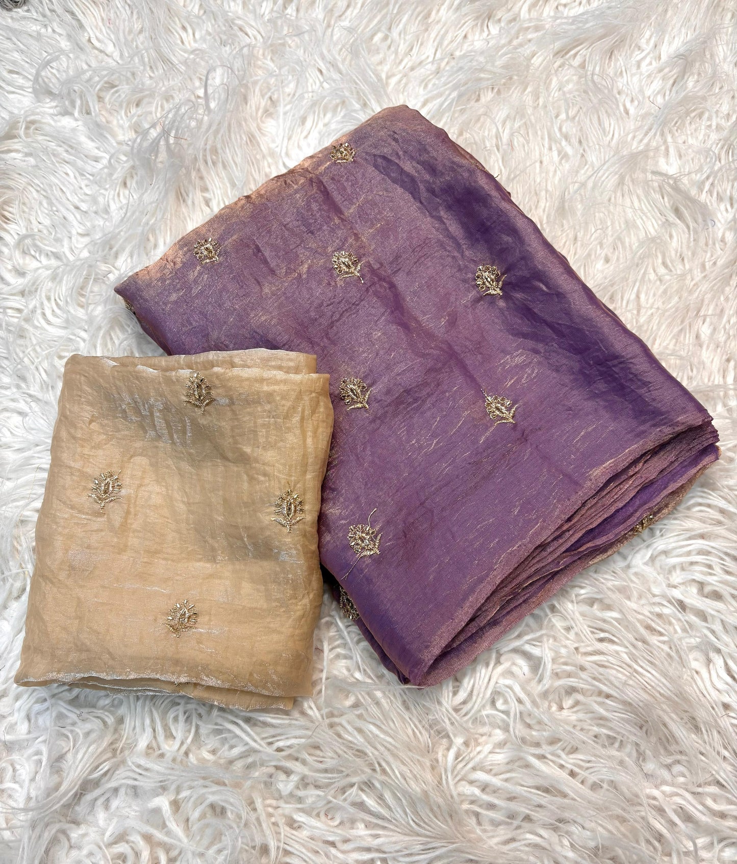 Two tone heavy space silk