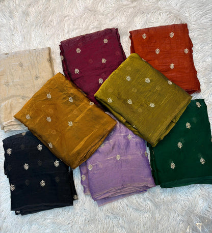Two tone heavy space silk