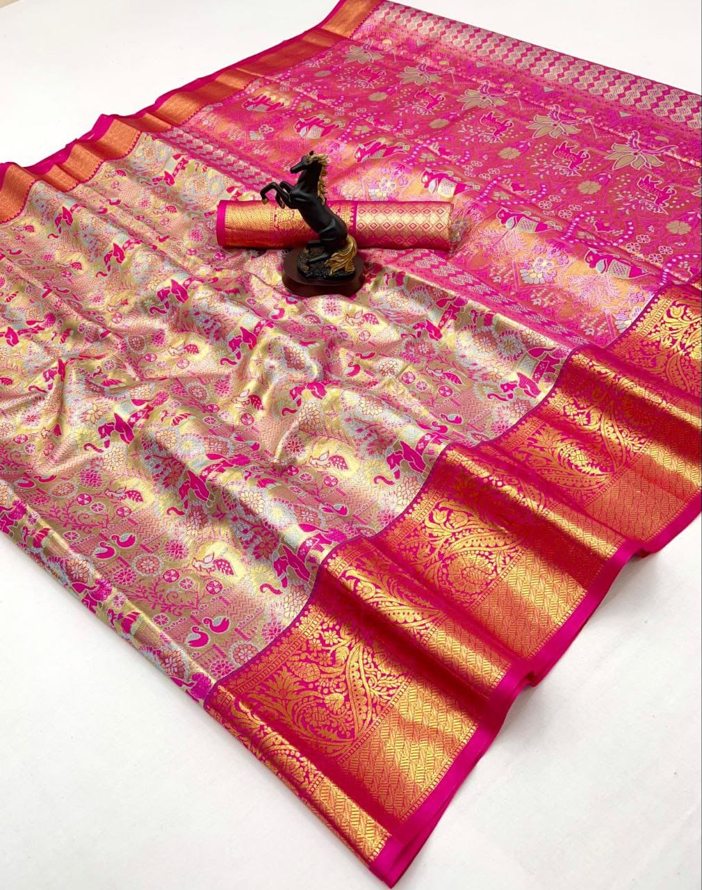 Beautiful kanchipuram inspired silk sarees