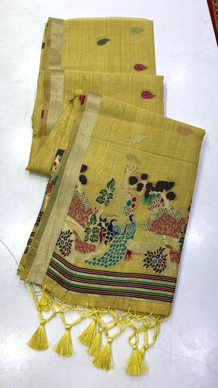 Munga Cotton Saree

( JP52)