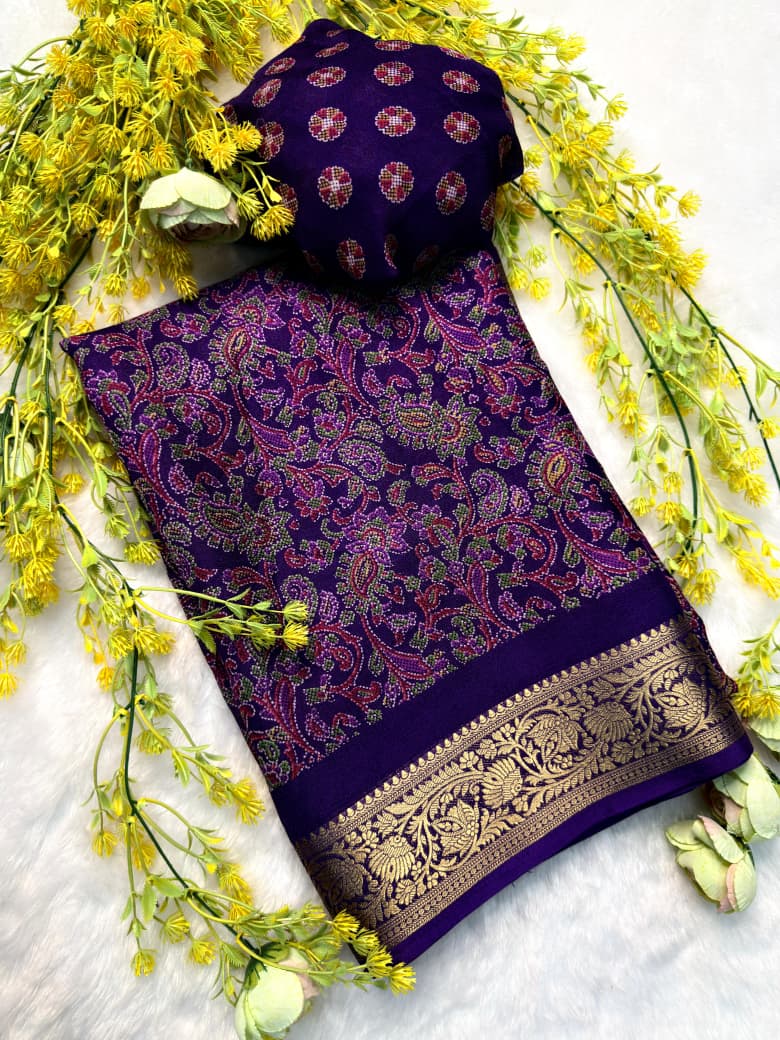 Havy Marsh Melon Self
JEQURD VIEWING Saree ( JP06 )