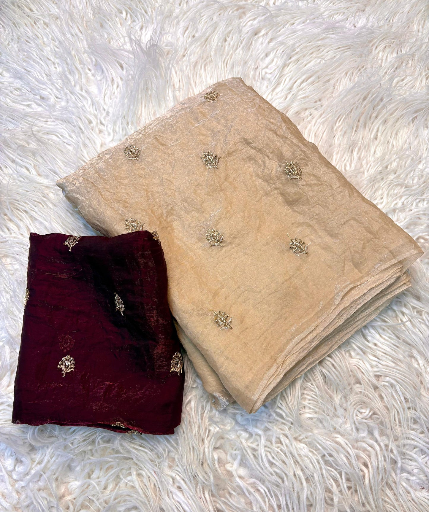 Two tone heavy space silk