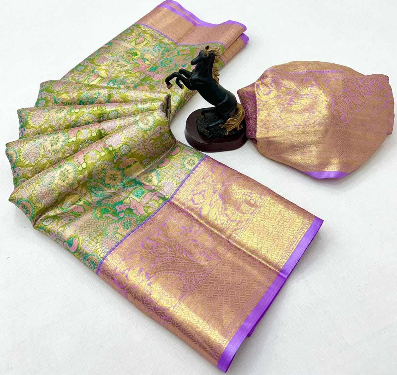 Beautiful kanchipuram inspired silk sarees