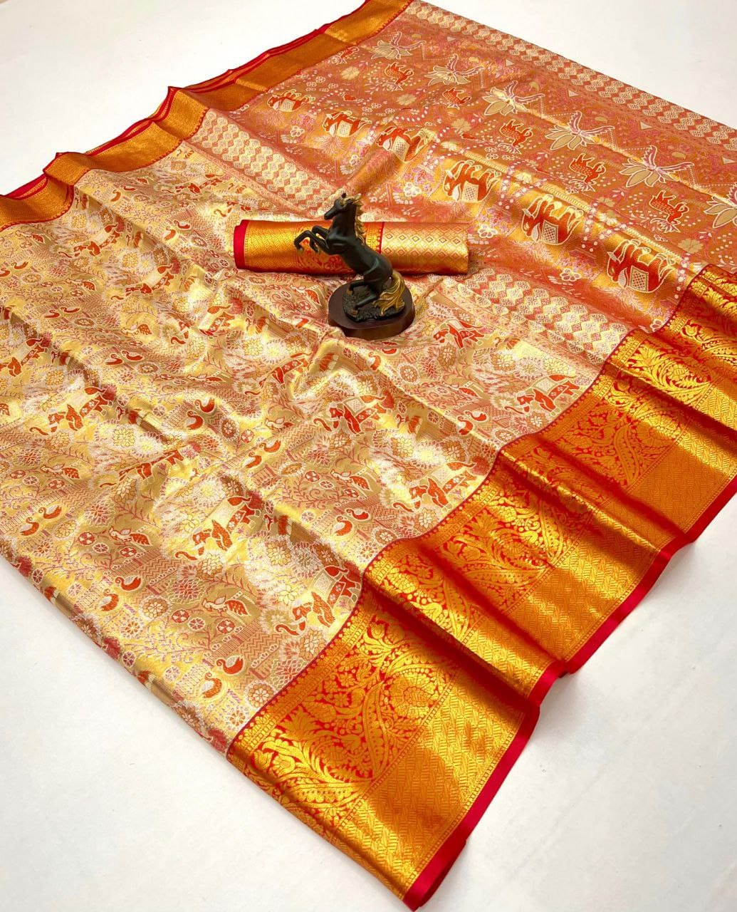 Beautiful kanchipuram inspired silk sarees