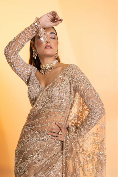 Saree of Heavy Quality Butterfly Net

( JP41)