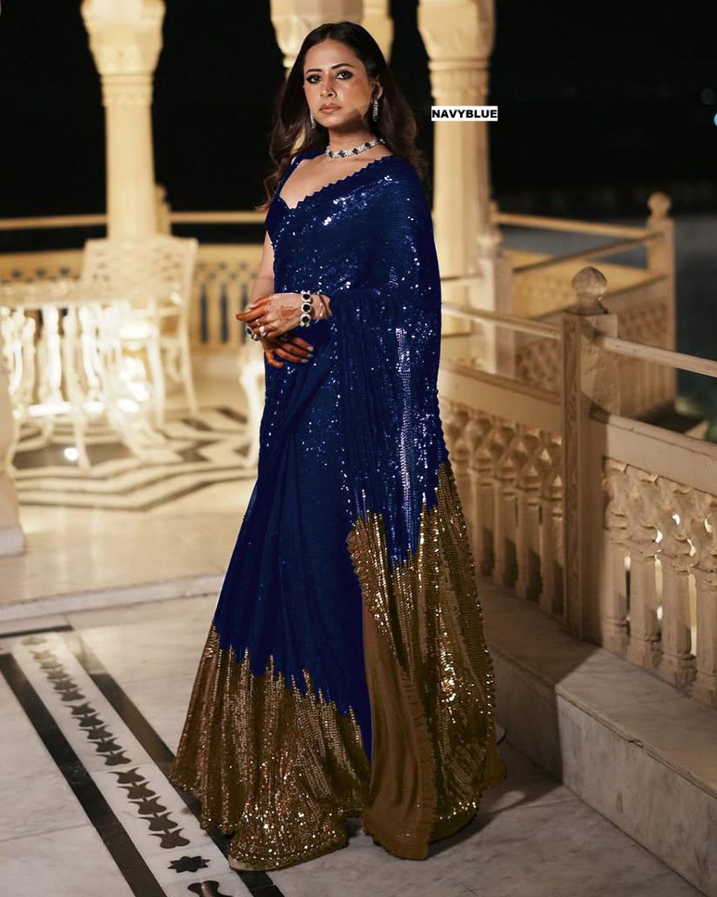 Full Saree Of Heavy quality 60 gram Georgette

( JP38)