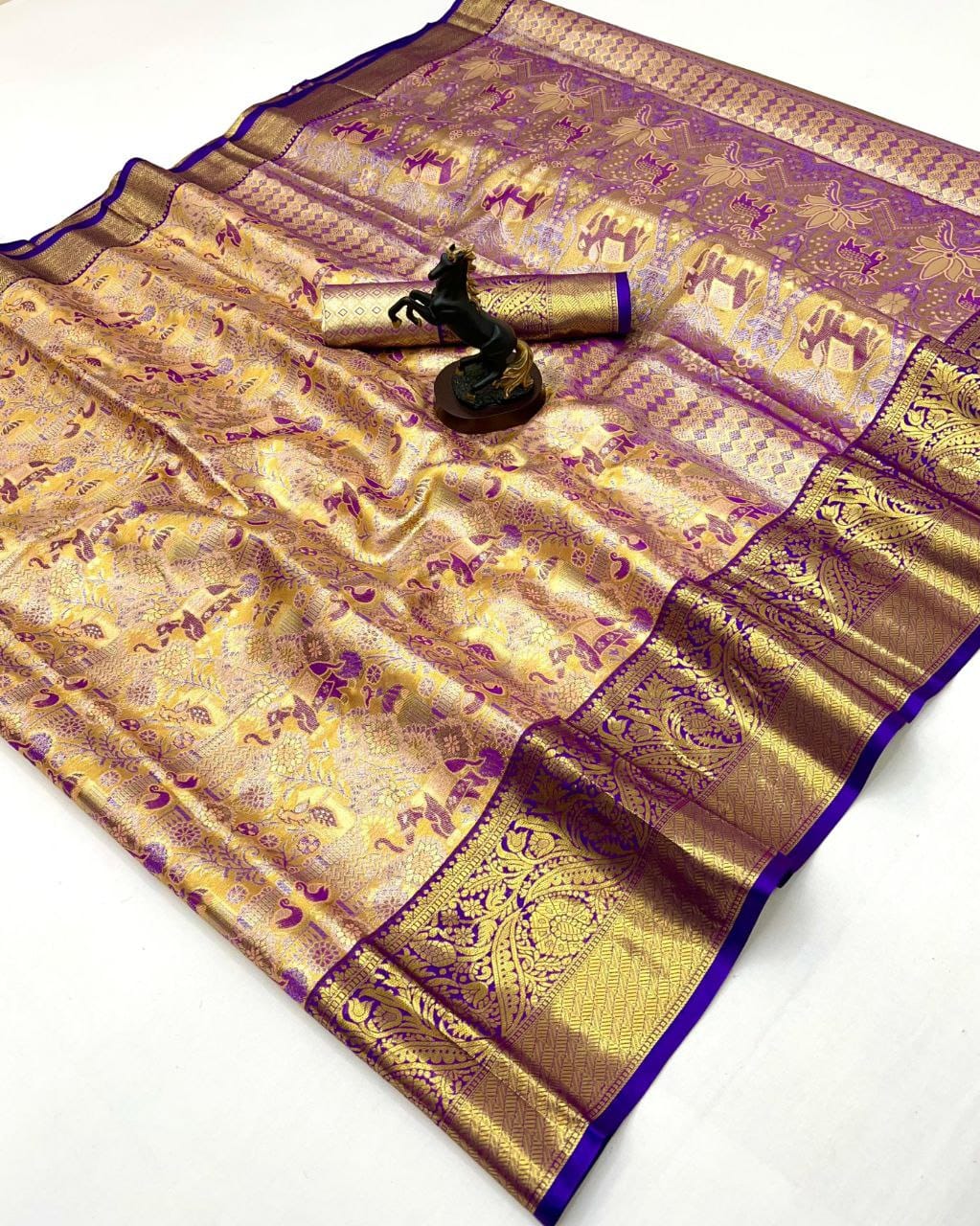 Beautiful kanchipuram inspired silk sarees