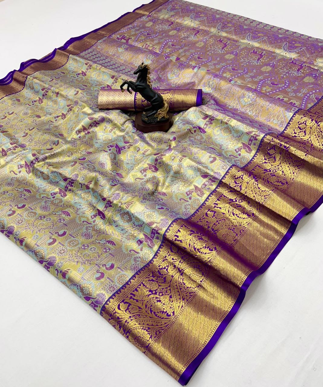 Beautiful kanchipuram inspired silk sarees