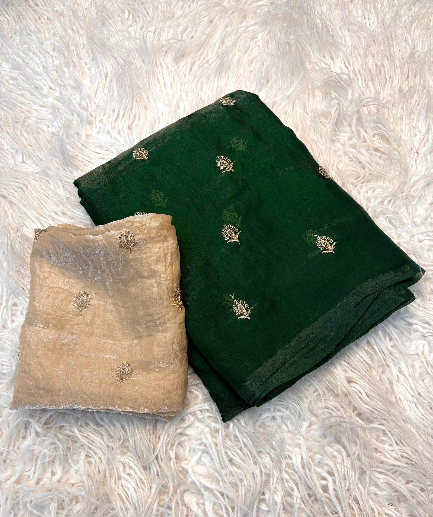 Two tone heavy space silk