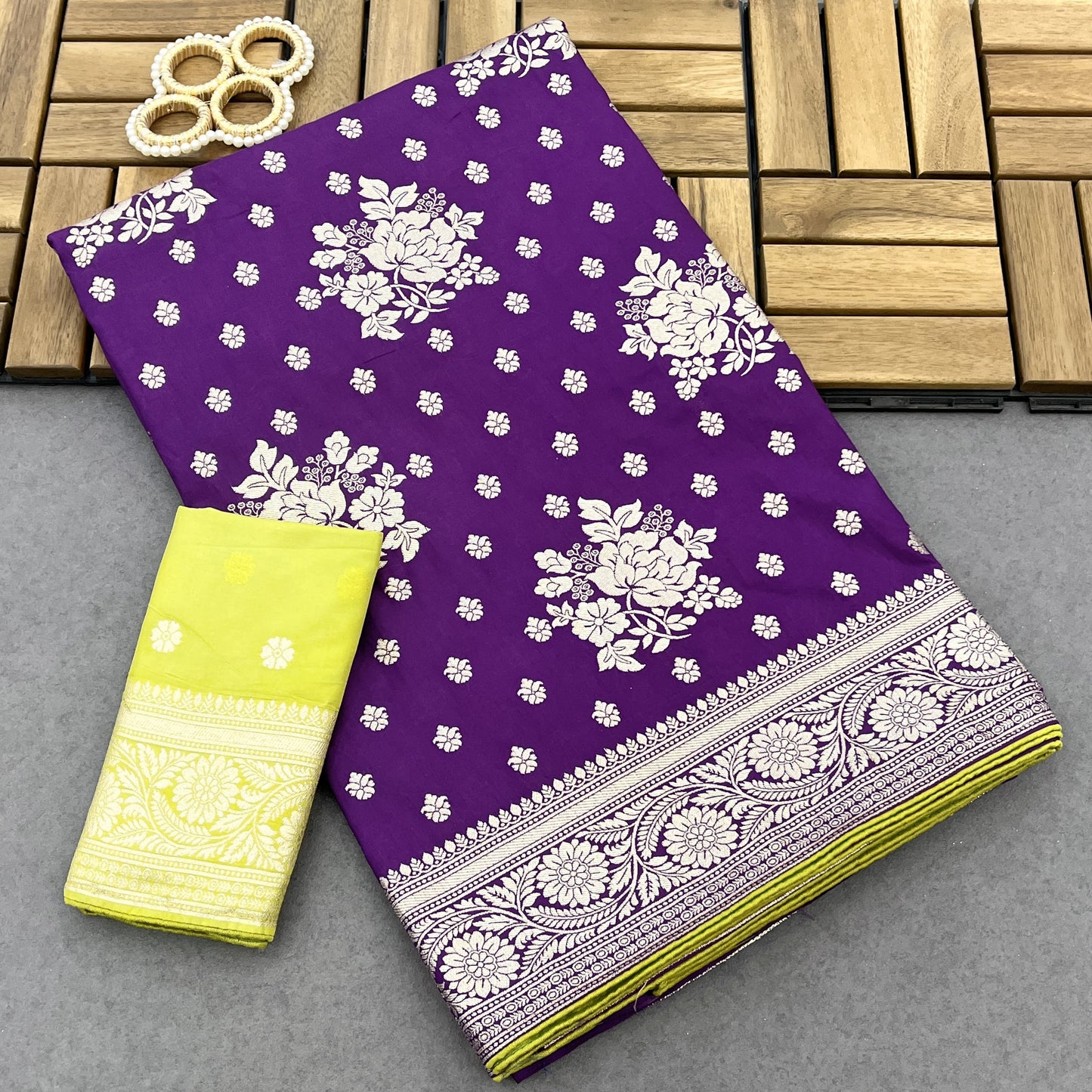 Heavy Dola Silk Saree ( JP73)